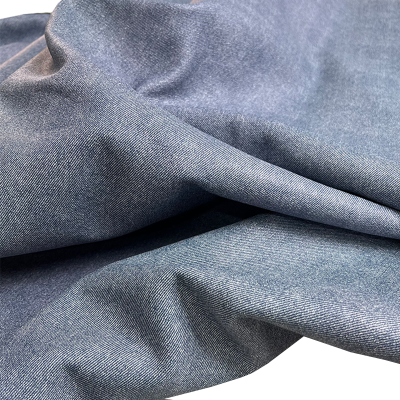 Environmentally Friendly Genuine Cowhide Leather with Printed Denim Pattern
