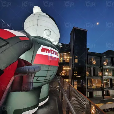 Advertising Inflatable Store Decoration Luminous Inflatable Hippo Mascot Display