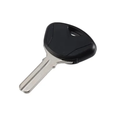 Quality-Assured New Blank 30mm Uncut Black Motorcycle Key for Some Motorbike Spare Part Replacement Accessory
