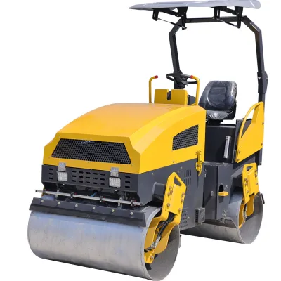Mini Hand Push Manual Smooth Pattern Road Roller Compactor 7 Tons