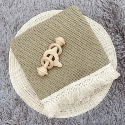 For Baby Skin-friendly Soft Waffle Weave Blanket Cotton Newborn Swaddle Blanket
