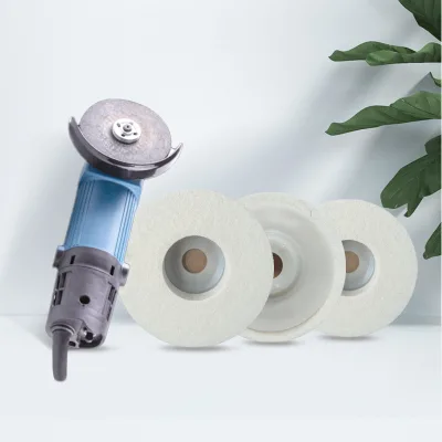 2023New Wool Polishing Wheel Disc Wool Felt Polishing Wheel Disc Kit for 4Angle Grinder100Angle Grinder Durable Felt Polishing