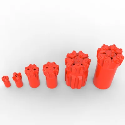High Performance T45 89mm Threaded Button Bit Reliable Drilling Rig Spare Parts Retrac Rock Bit for Blast Hole