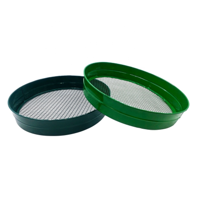 New Round Metal Garden Riddle Gardening Sieve Mesh Garden Sieve Wire Mesh Filter