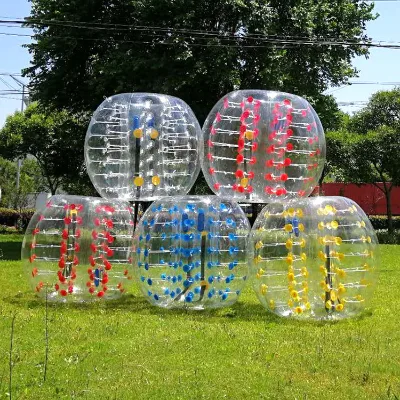Outdoor Funny Pvc Human Body Bubble Bumper Zorb Ball Inflatable Bumper Ball for Adult and Kids