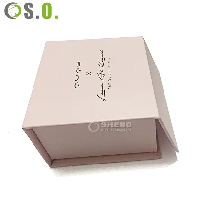 Eco Recyclable Magnetic Closure Jewelry Paper Box With Anti-scratch Microfiber Pouch Custom Emboss Logo Jewelry Packaging