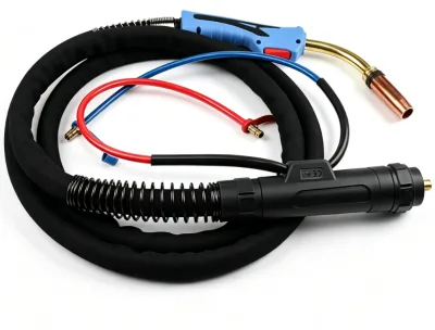 Water Cooled MIG Welding Torch CO2 Gas Shielded Welding Gun Euro Connector MIG Torch