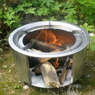 Promotion Price Windproof Large Easy Clean Portable Camping Wood-Burning Stove