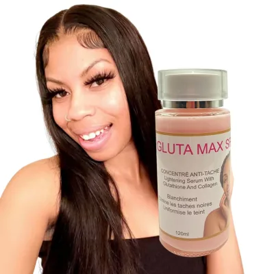 Gluta Booster Strong Lightening Max Serum with Glutathion&Collagen Blanchiment Plump Moisturizing Eclaircissant Against Dryness