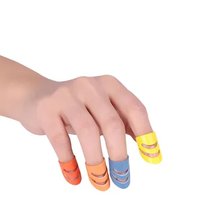 New Design Guitar Ring Finger Set Plectrum Guitar Finger Cot Multiple Color Finger Pick Guitar Accessories
