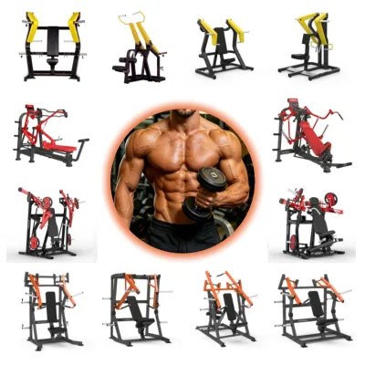 Iso-Lateral Plate Loaded Gym Machine Set Super Deal Strength Training Fitness Sport Equipment for Bodybuilding & Gym Center Club