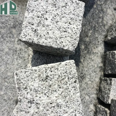 Chinese Factory Direct Wear-Resistant Flamed Honed Outdoor Paving Cube G623 Grey Granite Stone for Outdoor Landscape