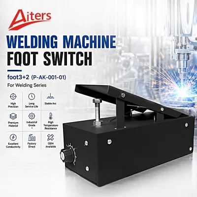 3+2 Pin TIG Welder Foot Pedal Remote Amperage Control Switch Welding Machine Foot Controller Replacement Accessory OEM Wholesale