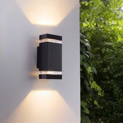 Cross-border US-spec GU10 LED Retro Balcony Outdoor Wall Lamp Aluminum Waterproof Walkways Corridors Courtyards Perimeter Walls