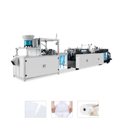 Flat Roll Plastic Garbage High-Strength Biodegradable Making Machine PLC Motor 100-180pcs/min Production Speed Easy Operate