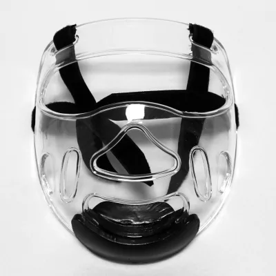 QUTENG Custom Logo Kids Face Shield for MMA Judo Boxing Taekwondo Karate-ABS Waterproof Sturdy Protective Gear