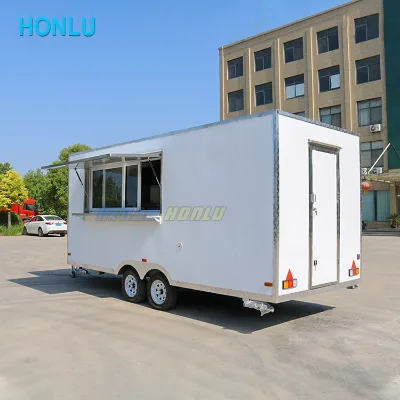 Food Trailer With Fryer Customizable 12 16 Feet With Full Kitchen Equipment American Standard Certification