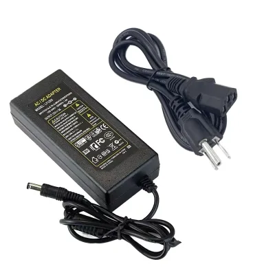 Factory Wholesale Power Adapter 60w Ac 110v -240v Input to Dc 12v 4A 5A 10a DC Tip Barrel Jack Connector for Desktop Adaptor