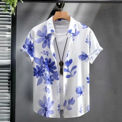 Achieve Effortless Style in 2024 Men'S Short Sleeve Shirt With FourSided Spring Comfort