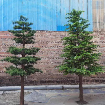 2.6m 3m Indoor Decorative Artificial Bonsai Pine Tree High Assurance High Wedding Floor 5m Grass Flower Christmas Tree"