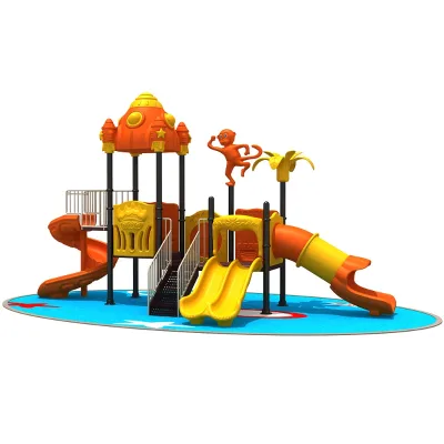 Customizable Dome Themed Outdoor Children's Playground Set Metal Plastic Construction Colorful Slide 100KG+ Capacity for