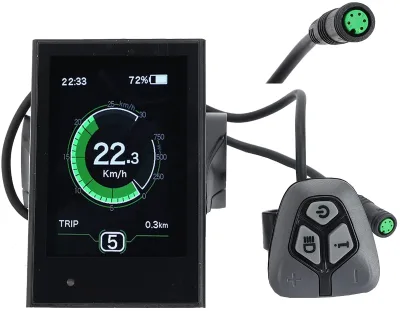 E-bike Display DPC18 Full Color Display Electric Bike Drive Crank Mid Motor Conversion Kit