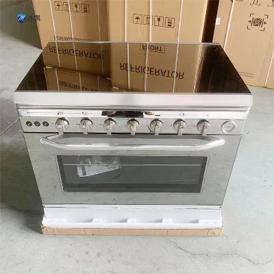 6 Gas Stove Integrated Upright Type with Oven Large Capacity Multifunctional Stove Oven Integrated Machine Pulse Ignition