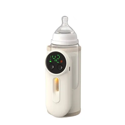 Portable Electric Baby Bottle Warmer Fast Heating Smart Temperature Control USB Heated Cover 100% Healthy Breast Milk Formula