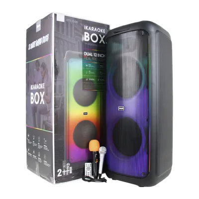 BTS-1938 Karaoke Microphones Kts Sound System Television, Home Audio, Video & Accessories Boombox Speaker Emergency Theater