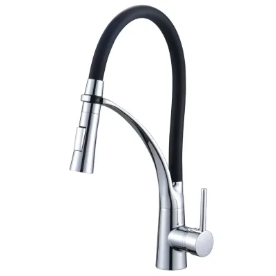 Cross-border Zinc Alloy Wrench-type Control Ceramic Valve Core Kitchen Faucet Hot Cold Modern Minimalist Style Kitchen Sinks