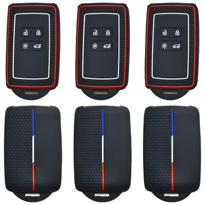 Silicone Popular Car Key Cover Case for Megane Modus Espace Laguna Duster Logan for Sandero Captur Fluence Clio Kangoo