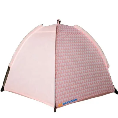 Portable Breathable Indoor Pink House Tent Kids Play Tent Bed Soft Toy Outdoor Style