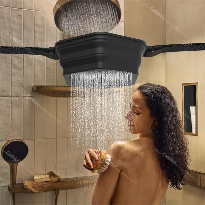 Silicone Ice Bath Water Chiller Rapid Cooling Portable Barrel Foldable Ice Bath Tub Bucket Ice Shower Tool