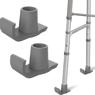 Silent Walker Sliding Pad Wear-resistant Non-slip Walker Ski Glide Suitable for Elderly Rehabilitation Walker Leg