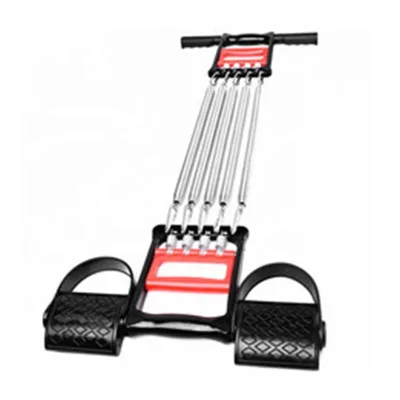 3 in 1 Spring Chest Expander Pull-up Bars With Foot Pedal Expander Home Fitness Exercise Equipment