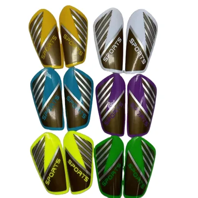 Custom logo Football Sublimation Shin Guards Soccer Shin Protector Pads for Youth Kids Men