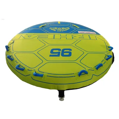 Customized Crazy 95inch 4 Person Inflatable Deck Round Towable Tube for Lakelife