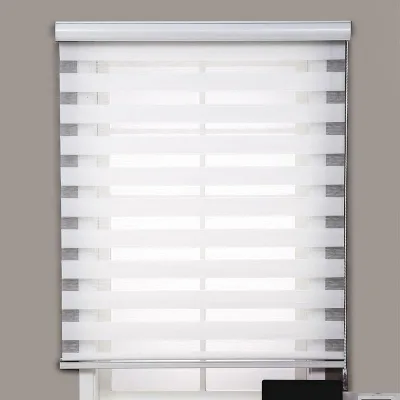 Factory Hot Sale Double-layer Blackout Roller Blind with Beaded Rope Waterproof for Bathroom Bedroom and Living Room