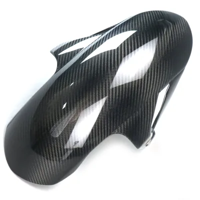 2023 Full Carbon Fiber Motorcycle Body Parts Front Fender Hugger Mudguard Fairing Carbon Art Light Weight High Strength