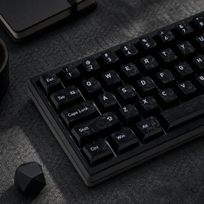 In Stock Wholesale 115-Key Small Full Set Mechanical Keycaps 60/65/75/100 Percent Black/White/Blue/Red Carbon Fiber PBT Keycaps