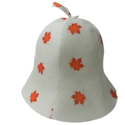 Customized Embroidery Australian Wool Felt Sauna Bodies Hats for Sauna Hat