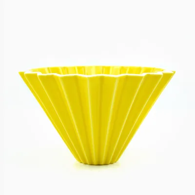 1-2cup Color Funnel Dripper Cake Manual Pour-over Brewing Accessories Folding Shape Ceramic Minimalist Coffee Filter Cup