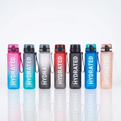 New High-Capacity Portable Sports Water Bottle Summer Direct-Drink Tritan Plastic Bottle