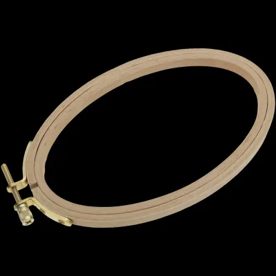 16*10cm 21*13cm Wooden Tambour Frame Art Craft Embroidery Tools Cross Stitch Hoops, New Oval Embroidery Hoops