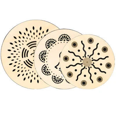 MBAT Stream Drum Meditation Therapy 8/10/12 Inch Hand Drum Ethnic Percussion Music Meditation Drum