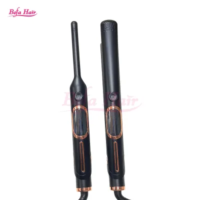 Custom Logo Private Label Packaging Titanium Flat Iron,Hair Curlers Ceramic Flat Iron,Hot Salon Tools Vendor Hair Straightener