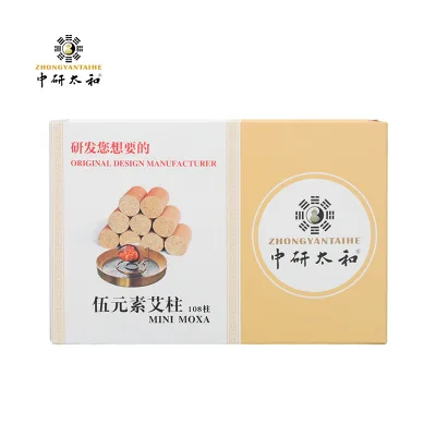 100% Natural Mugwort Leaves 5 Years Original Herb Chinese Traditional Mini Moxa Roll Gold Moxa Cones