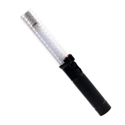 Rechargeable LED Plastic Traffic Baton Security Rod Flashing Batons for Traffic Light Traffic Warning Products