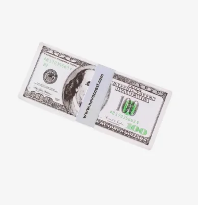 Promotional Custom Logo PU Foam Squeeze 100 Dollar Bill Stress Reliever Toy Gift for Office Desk