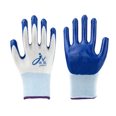 Precision Grip Nitrile Safety Gloves with Custom Logo Waterproof 7 oz Thickness for Construction & General Use